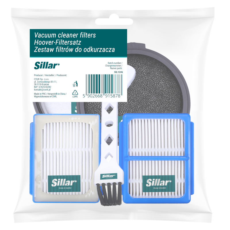 Zestaw filtrów HEPA i wylotowych Sillar kompatybilnych z odkurzaczami AEG, Eletrolux Zestaw filtrów HEPA i wylotowych Sillar kompatybilnych z odkurzaczami AEG, Eletrolux