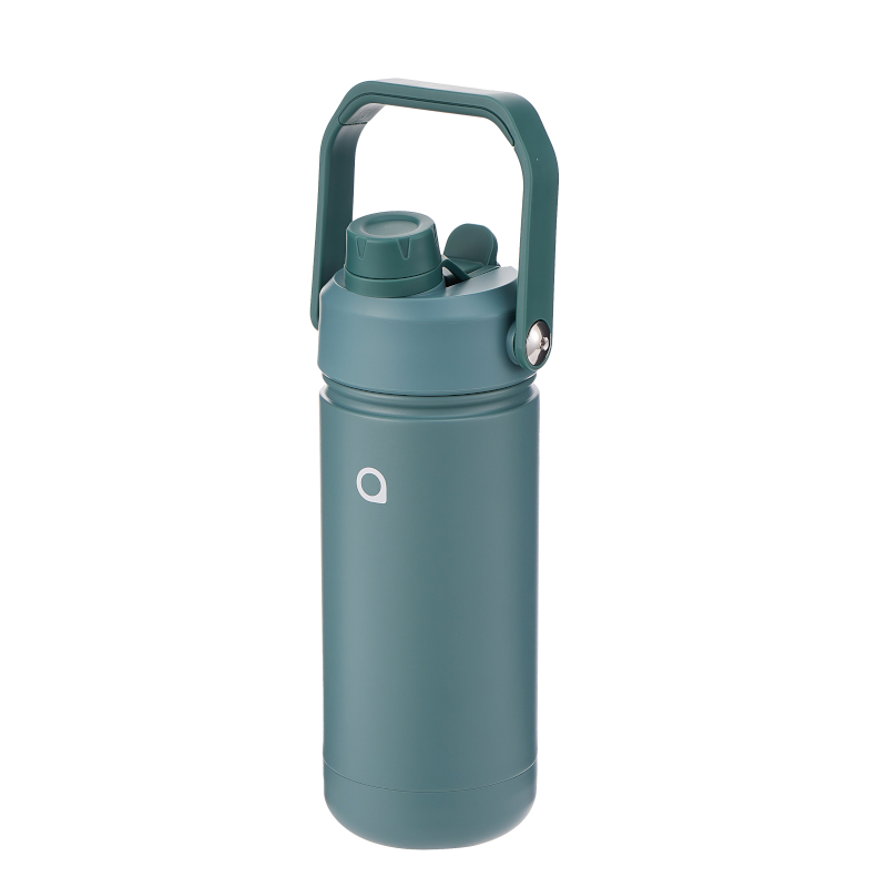 Butelka termiczna Aquafloow ze stali nierdzewnej, ciemnozielona 500 ml