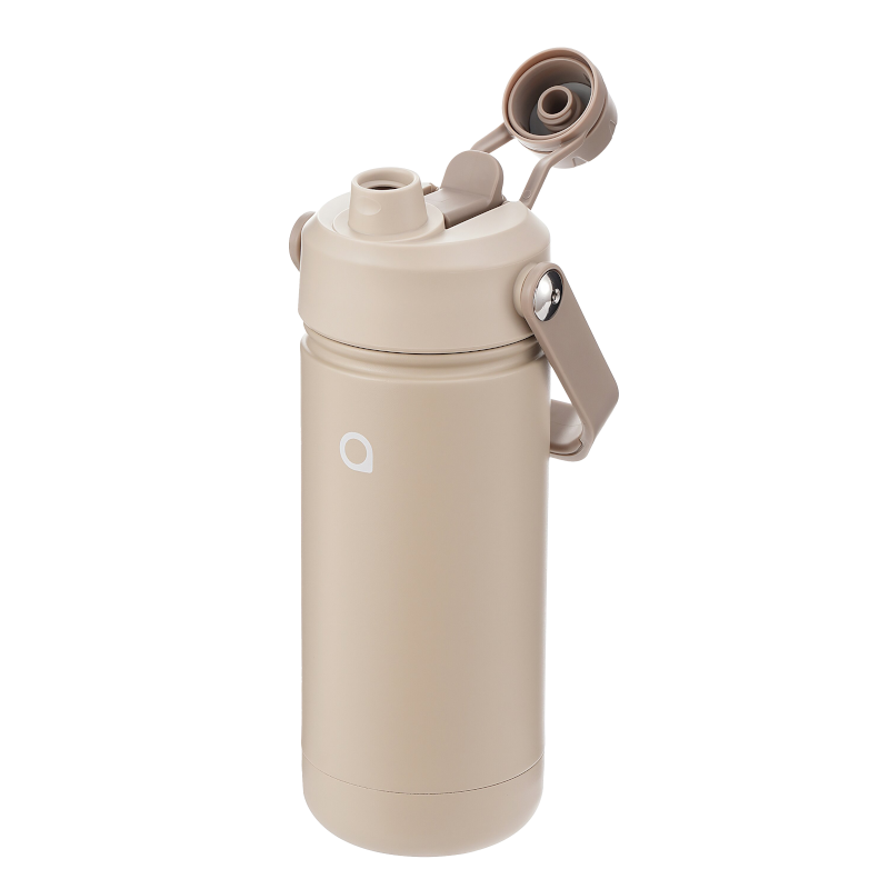 Butelka termiczna Aquafloow Therm Bottle ze stali nierdzewnej, beżowa 500 ml Butelka termiczna Aquafloow Therm Bottle ze stali nierdzewnej, beżowa 500 ml