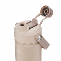 Butelka termiczna Aquafloow Therm Bottle ze stali nierdzewnej, beżowa 500 ml