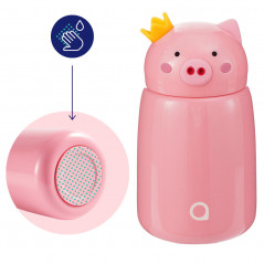 Butelka termiczna dla dzieci Aquafloow Therm Bottle Kids – Świnka 350 ml