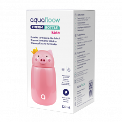 Butelka termiczna dla dzieci Aquafloow Therm Bottle Kids – Świnka 350 ml