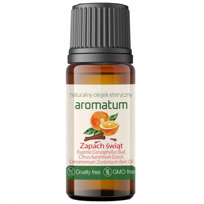 Olejek aromatyczny o zapachu pomarańczy i cynamonu Aromatum 15 ml