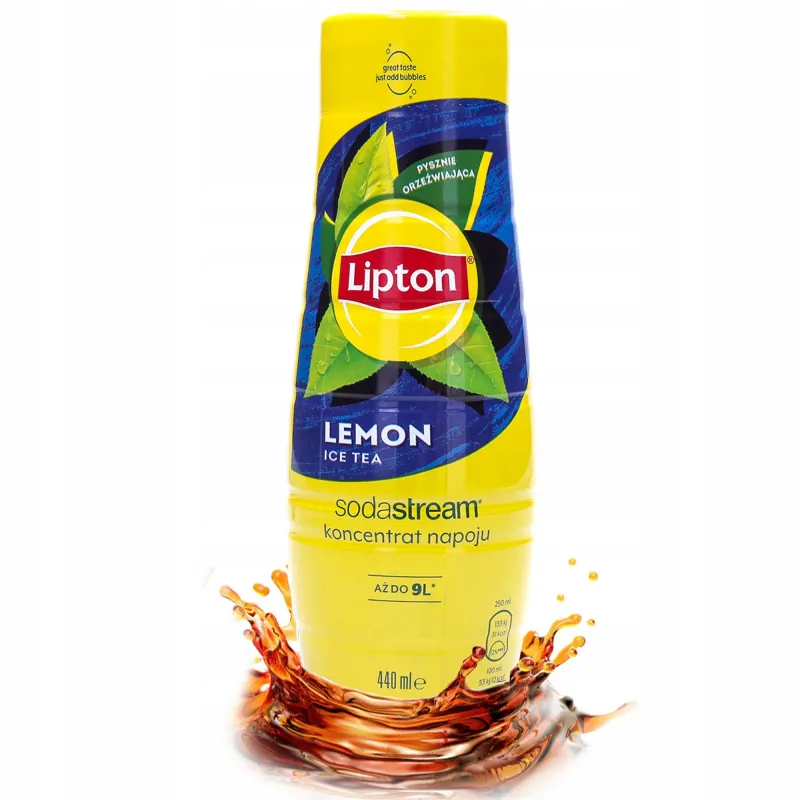 Syrop (koncentrat) Lipton Lemon Ice Tea do saturatora SodaStream 440 ml