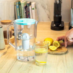 Dzbanek filtrujący Wessper D1 Solid FutureFlow 2,8 l miętowy z filtrem Aquaclassic