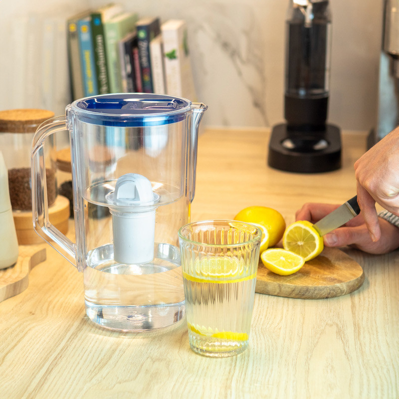 Dzbanek filtrujący Wessper D1 Solid FutureFlow 2,8 l niebieski z filtrem Aquaclassic