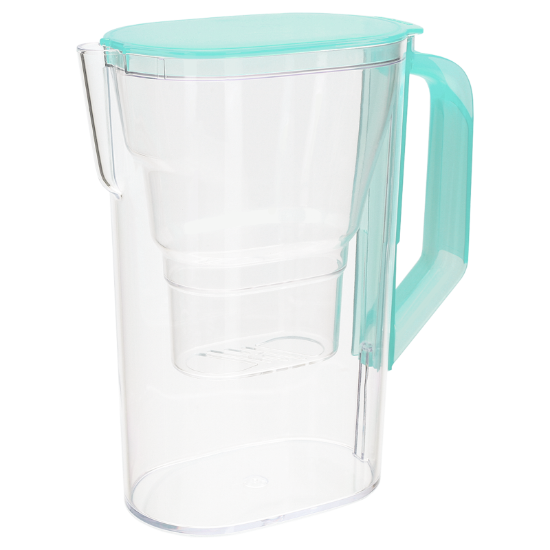 Dzbanek filtrujący Wessper D3 Slim Aquamax 2,7 l miętowy z filtrem Aquamax