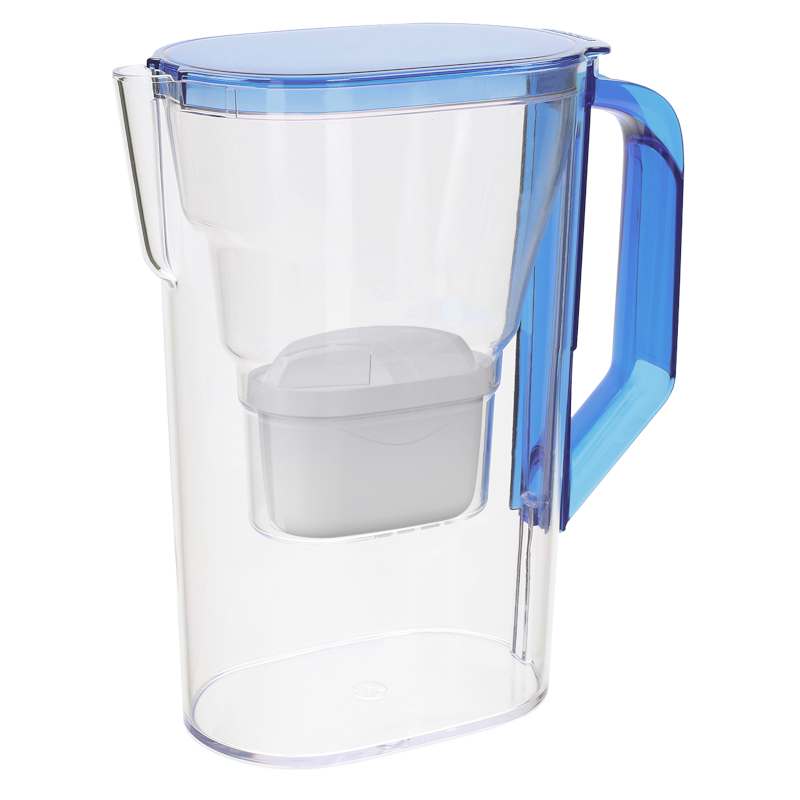 Dzbanek filtrujący Wessper D3 Slim Aquamax 2,7 l niebieski z filtrem Aquamax