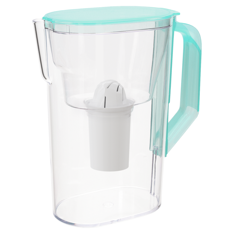 Dzbanek filtrujący Wessper D3 Slim 2,7 l miętowy z filtrem Aquaclassic