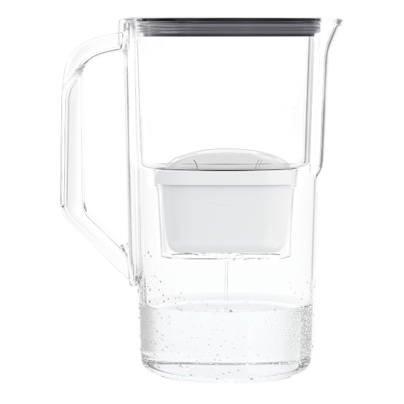 Dzbanek filtrujący Aquafloow J-Maxi czarny 2,5 l w zestawie z trzema filtrami Aquafloow Maxi Dzbanek filtrujący Aquafloow J-Maxi czarny 2,5 l w zestawie z trzema filtrami Aquafloow Maxi
