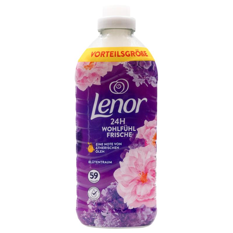 Lenor Blütentraum (frezja i szafran) płyn do płukania tkanin 1,24 l (59 prań)