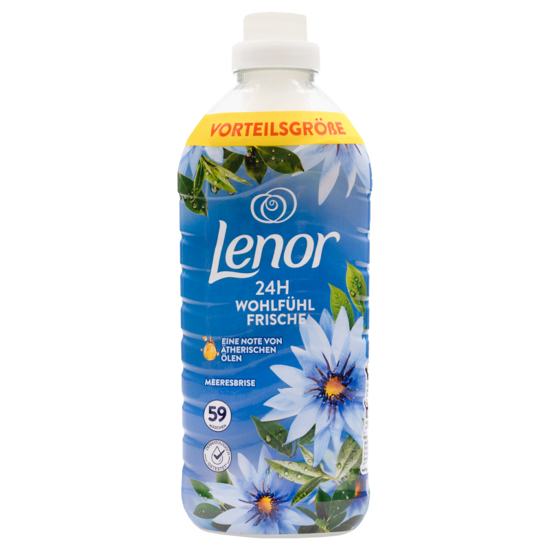 Lenor Meeresbrise (morska bryza) płyn do płukania tkanin 1,24 l (59 prań)