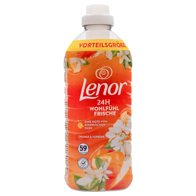 Lenor Orange & Verbene płyn do płukania tkanin 1,239 l (59 prań)