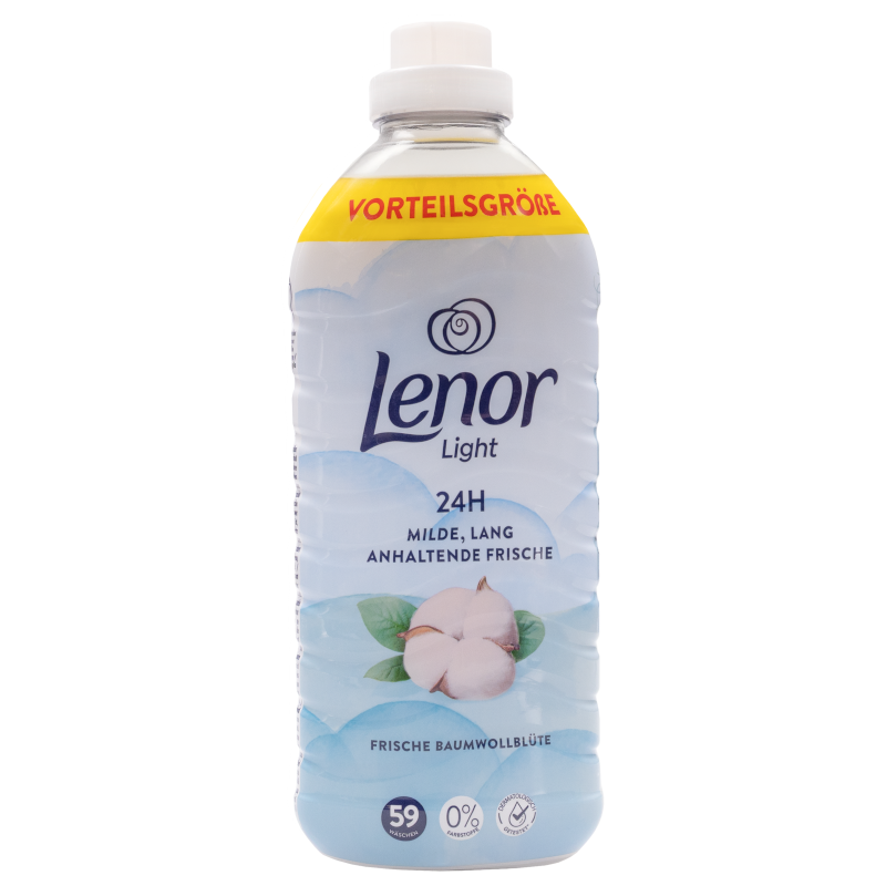 Lenor Baumwollblüte (kwiat bawełny) płyn do płukania tkanin 1,239 l (59 prań)