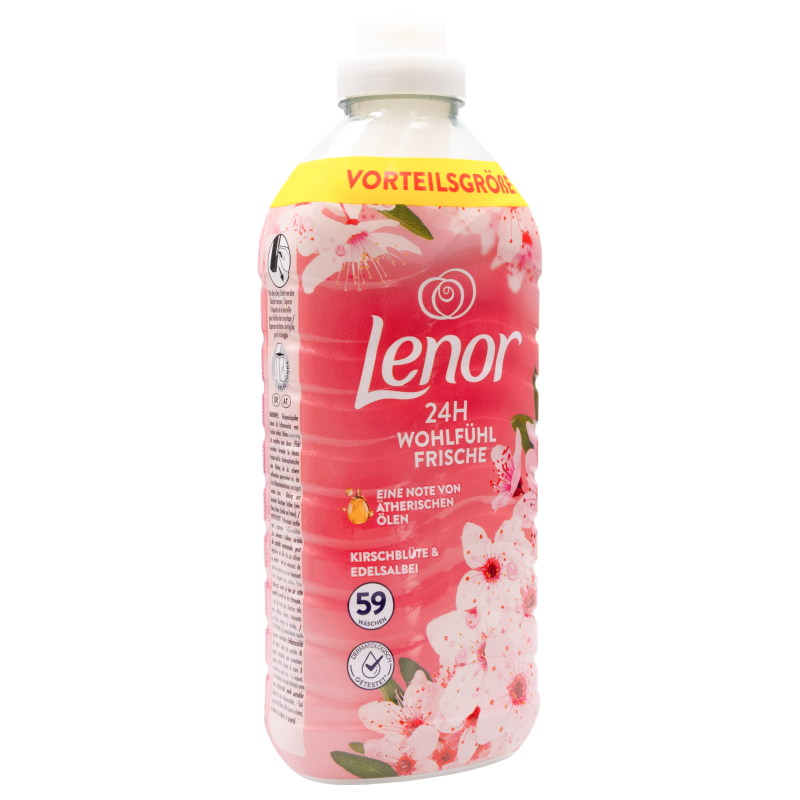 Lenor Kwiat Wiśni i Szałwia płyn do płukania tkanin 1,239 l (59 prań)