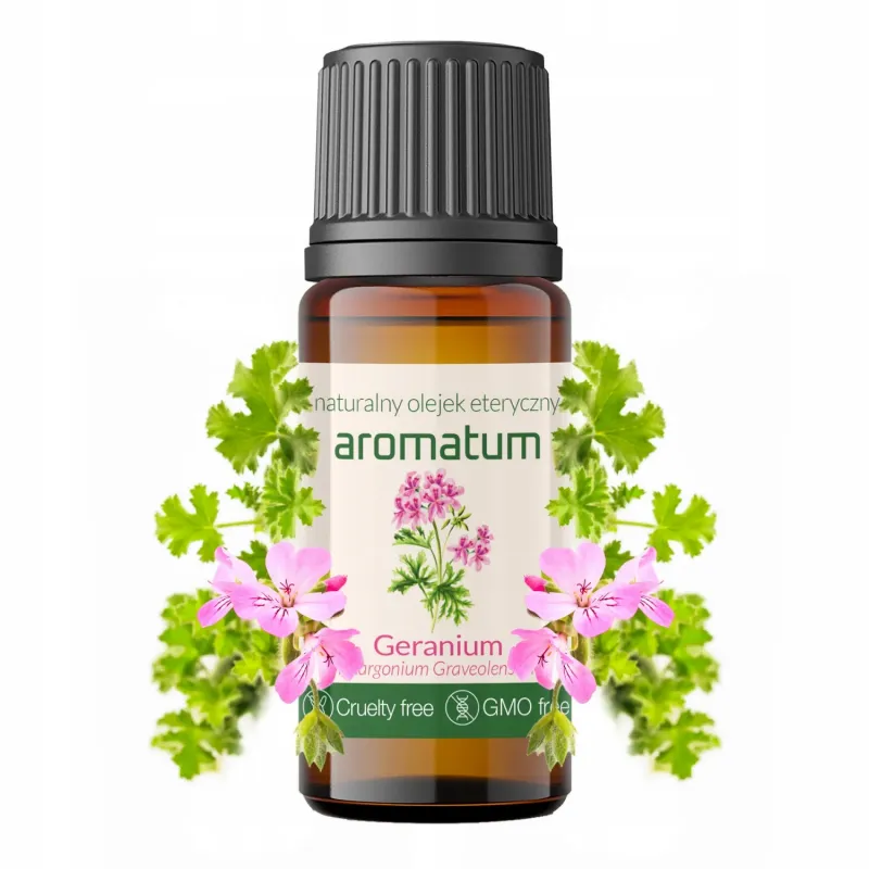 Naturalny olejek eteryczny geranium Aromatum 15 ml