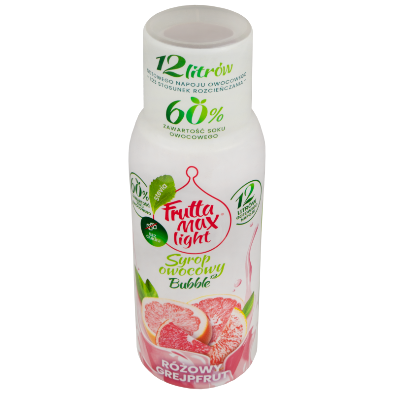 Syrop (koncentrat) FruttaMax Grejpfrut Różowy Light do saturatora 500ml