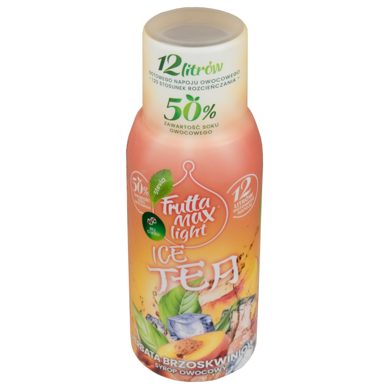 Syrop (koncentrat) FruttaMax Brzoskwinia Light do saturatora 500ml