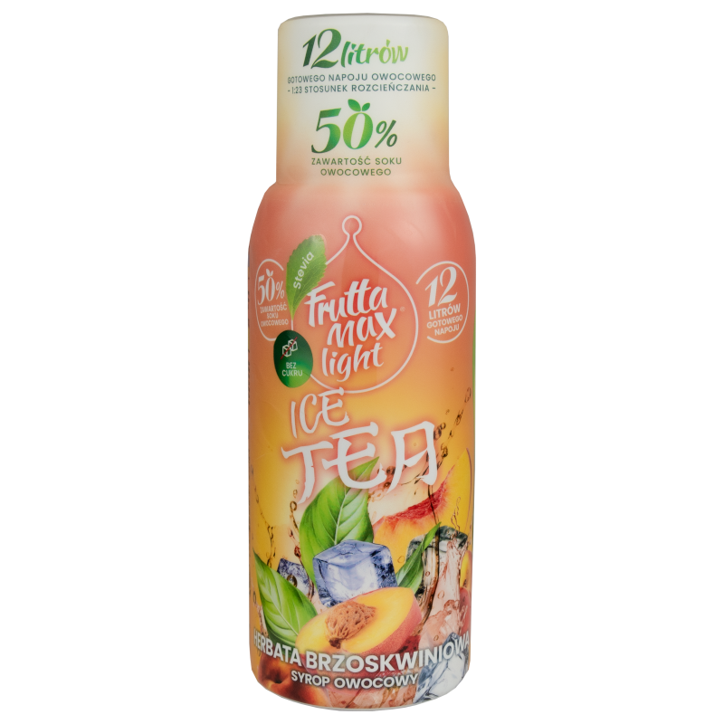 Syrop (koncentrat) FruttaMax Brzoskwinia Light do saturatora 500ml