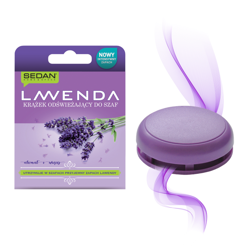 Krążek odświeżający do szaf o zapachu lawendy