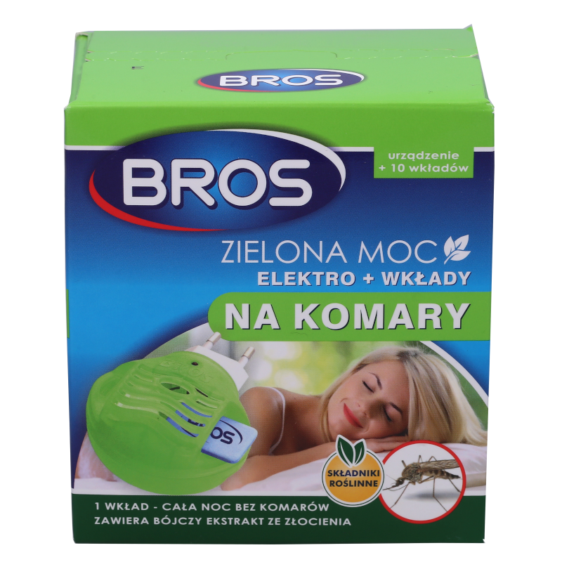 Zielona Moc elektro + wkłady na komary Bros