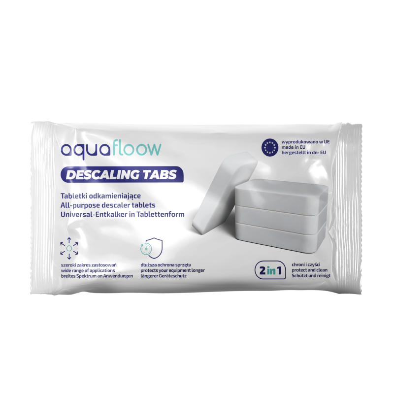 Tabletki odkamieniające Aquafloow Descaling Tabs do ekspresu, czajnika, żelazka 4 szt.