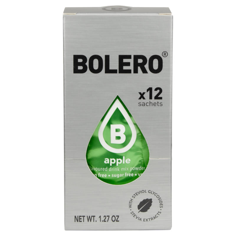 Napój w proszku Bolero Sticks jabłko bez cukru - saszetka 12 x 3 g