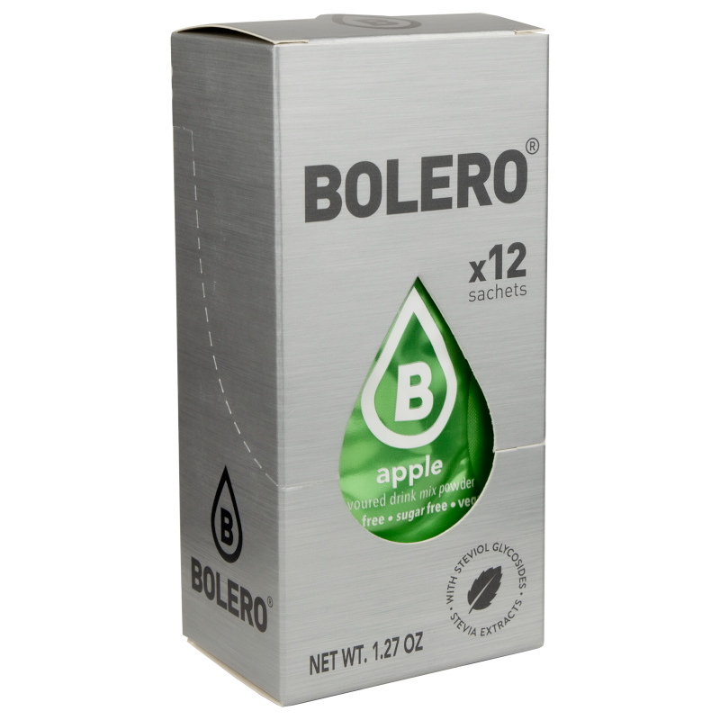 Napój w proszku Bolero Sticks Apple (jabłko) ze stweią 12 x 3 g