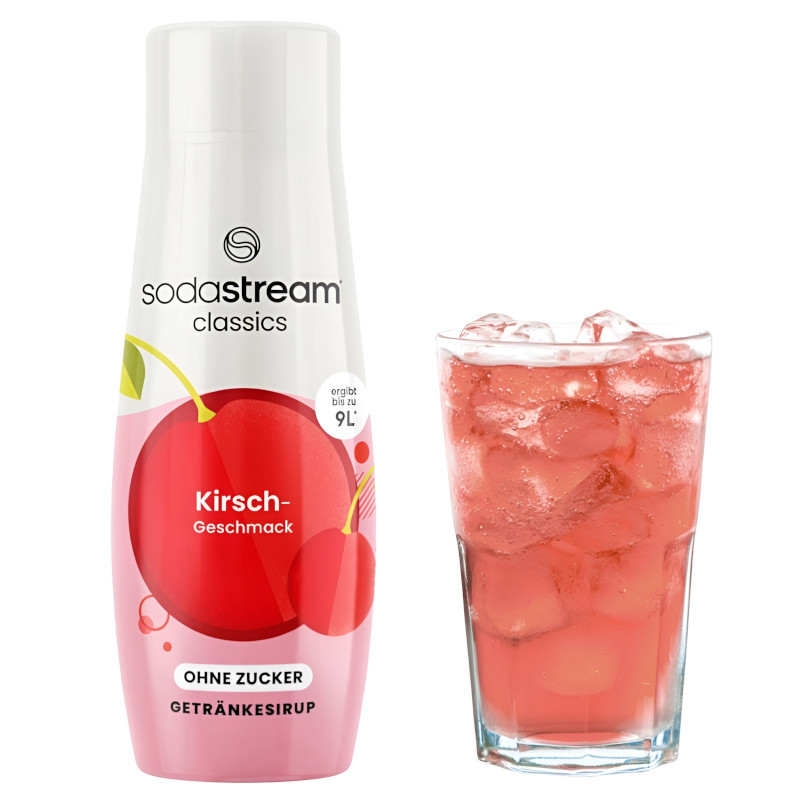 Syrop (koncentrat) Wiśnia bez cukru do saturatora SodaStream 440 ml