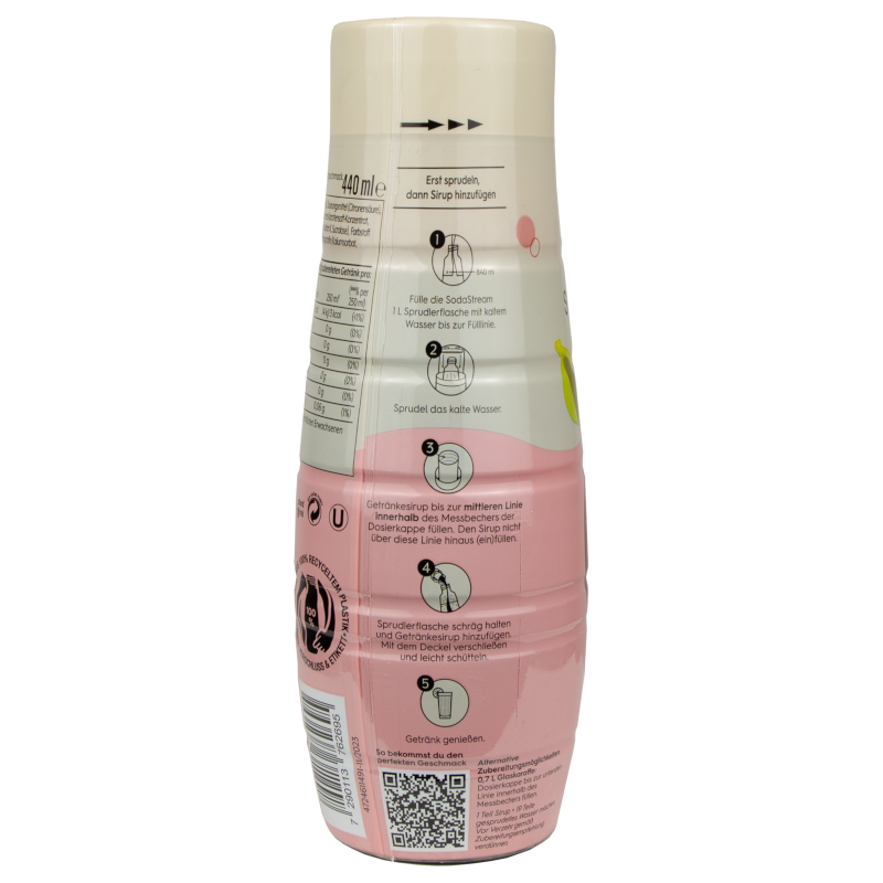 Syrop (koncentrat) Wiśnia bez cukru do saturatora SodaStream 440 ml