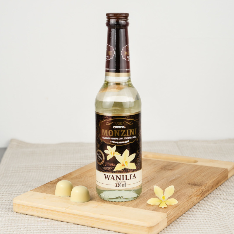 Syrop barmański Monzini Wanilia 320ml Syrop barmański Monzini Wanilia 320ml