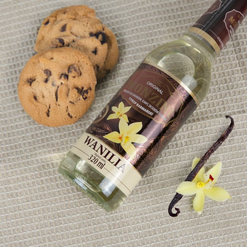 Syrop barmański Monzini Wanilia 320ml Syrop barmański Monzini Wanilia 320ml