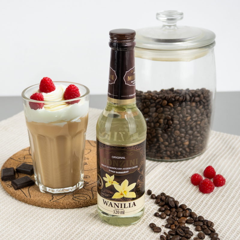 Syrop barmański Monzini Wanilia 320ml Syrop barmański Monzini Wanilia 320ml
