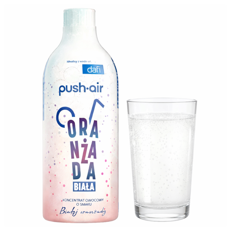 Syrop (koncentrat) biała oranżada do saturatora Dafi Pushair 500 ml