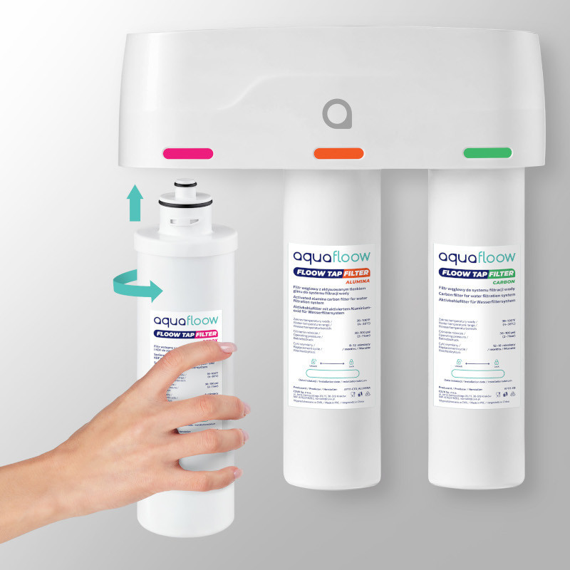Filtr wstępny Aquafloow Floow Tap Redox do systemów podzlewowych