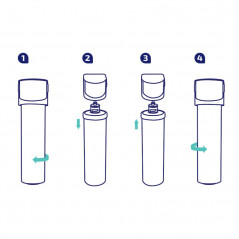Filtr kompozytowy 5w1 Aquafloow Floow Tap do systemów podzlewowych