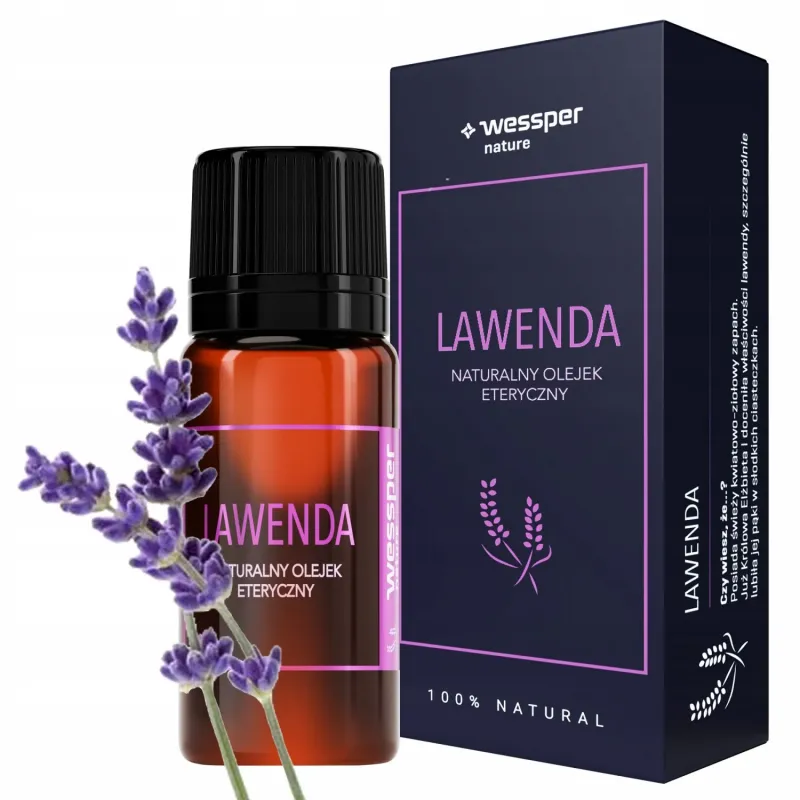 Naturalny olejek eteryczny lawenda 10 ml Wessper