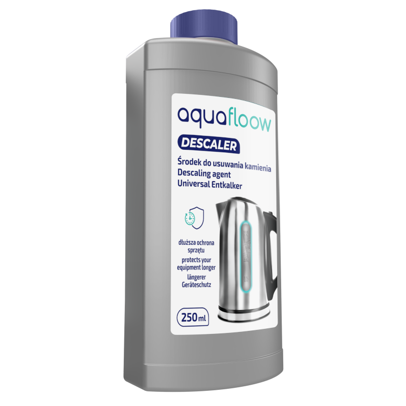 Środek do usuwania kamienia, odkamieniacz AquaFloow Descaler do ekspresu, czajnika 250 ml
