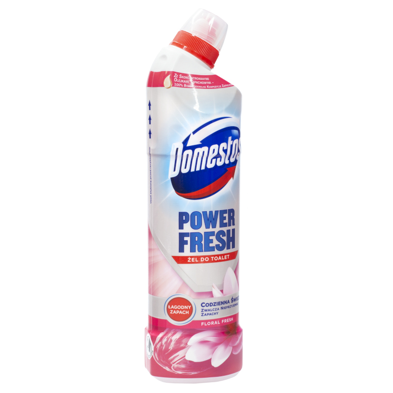 Domestos Power Fresh Floral żel do czyszczenia toalet 750 ml