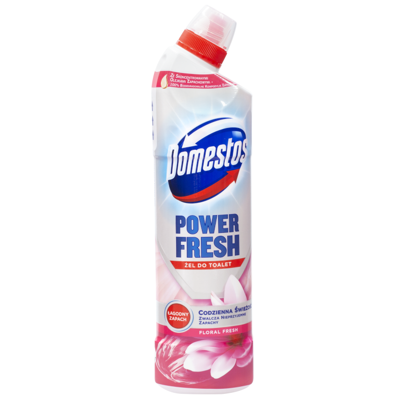 Domestos Power Fresh Floral żel do czyszczenia toalet 750 ml