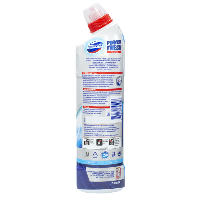 Domestos Power Fresh Ocean żel do czyszczenia toalet 750 ml
