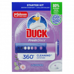Duck Fresh Discs Lawenda – żelowe krążki do toalety 6 szt. + aplikator