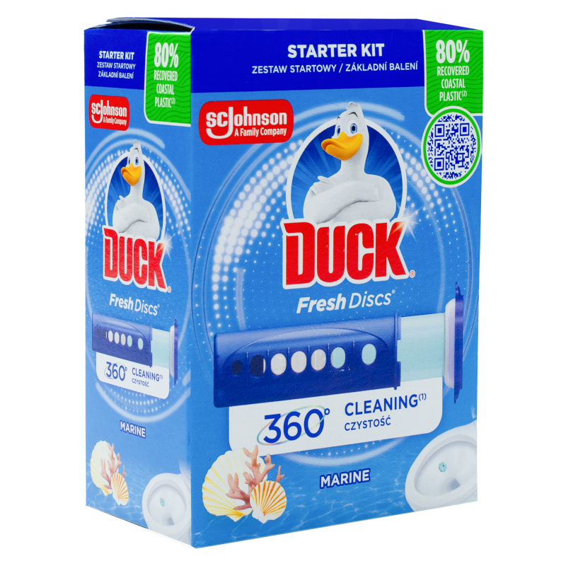 Duck Fresh Discs Morski – żelowe krążki do toalety 6 szt. + aplikator