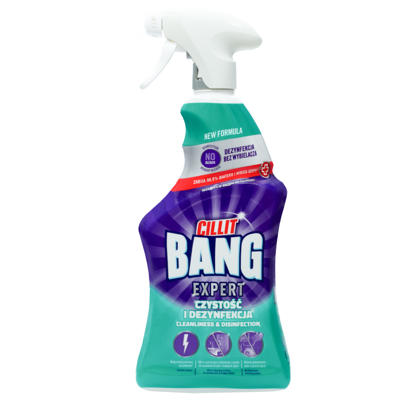 Cillit Bang Expert czystość i dezynfekcja – spray czyszczący 750 ml