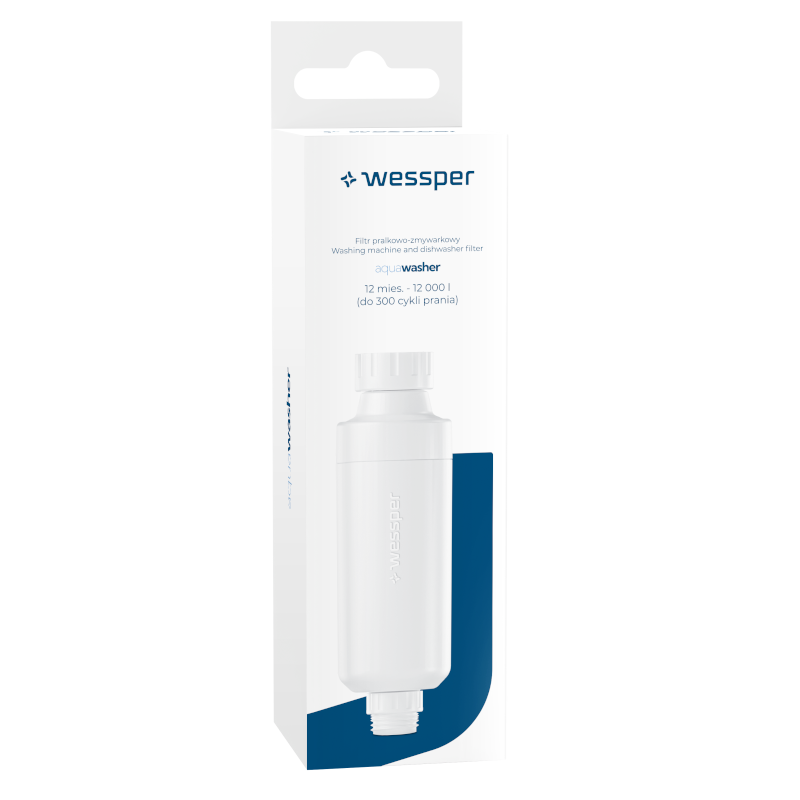 Filtr wody Wessper Aqua Washer, uniwersalny do pralek i zmywarek