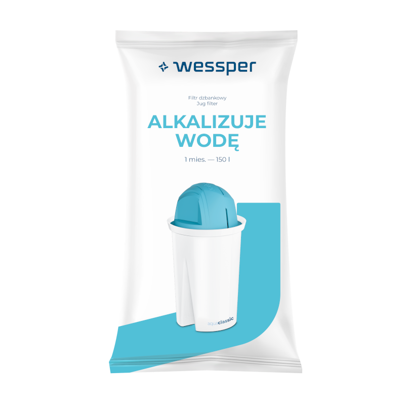 Wkład filtrujący Wessper Aquaclassic Alkaline do dzbanka, alkaliczny