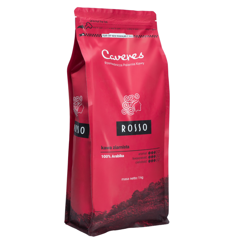 Kawa ziarnista Caveres Sorpresa Rosso 1 kg