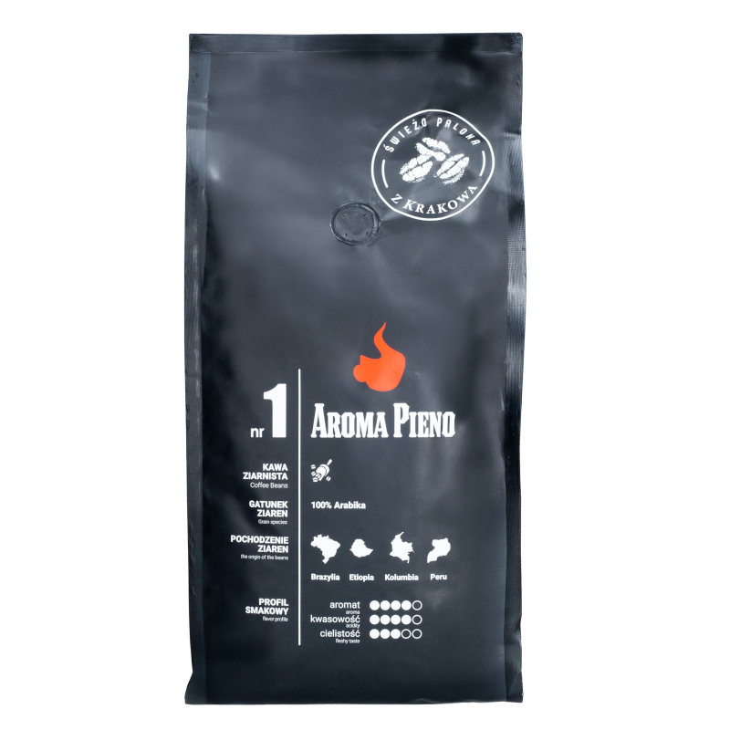 Kawa ziarnista Caveres Aroma Pieno 1 kg