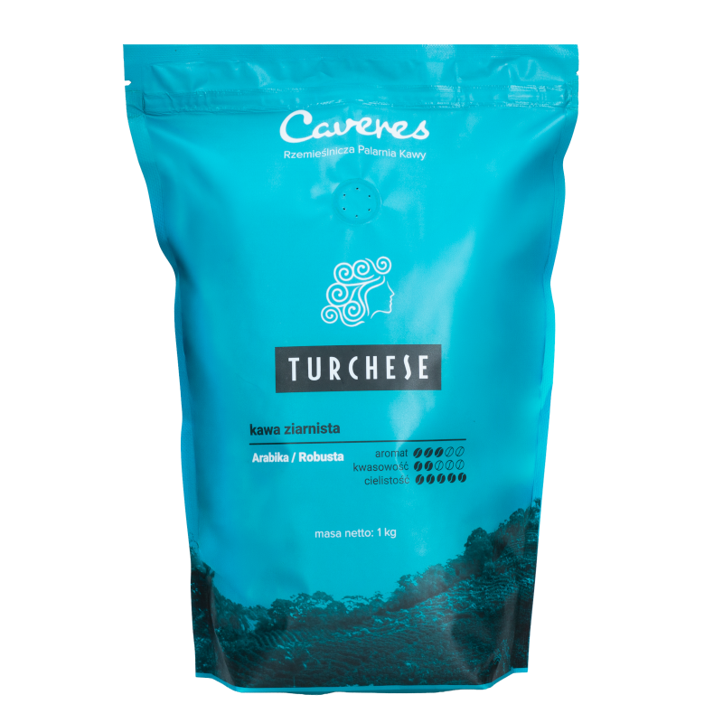 Kawa ziarnista Caveres Sorpresa Turchese 1 kg