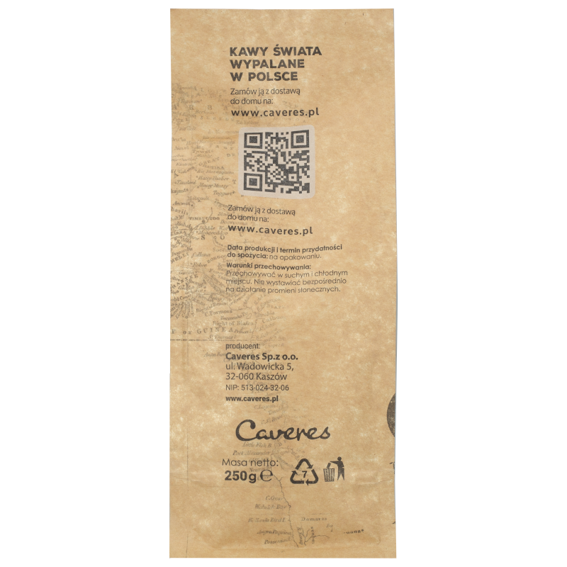 Kawa ziarnista Caveres Ugadnda 250 g